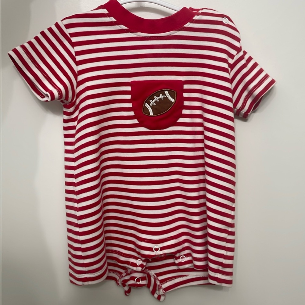 Claire & Charlie shorts onesie